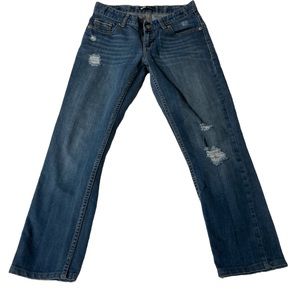 Levi’s Distressed Boyfriend Ankle Straight Leg Jean Sz 14 Juniors